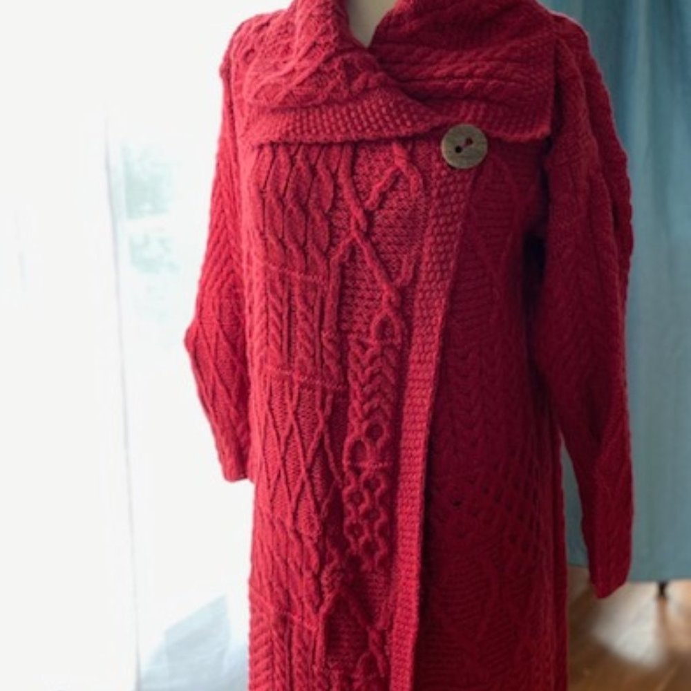 Red Blarney Mills Irish Sweater - NWOT